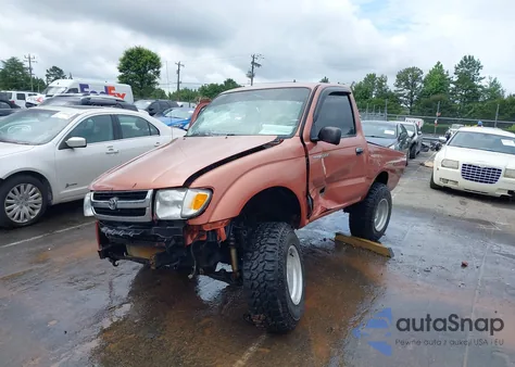 1998 Toyota Tacoma из США, поврежденный, VIN 4TAPM62N6WZ021949